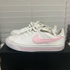Nike Baby Pink Court Legacy Sneakers